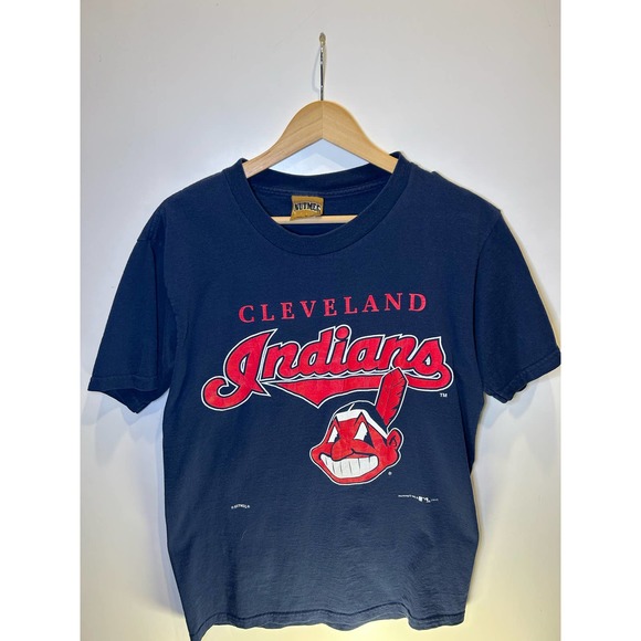 Vintage 90s Indians Nutmeg graphic tee - Picture 1 of 5